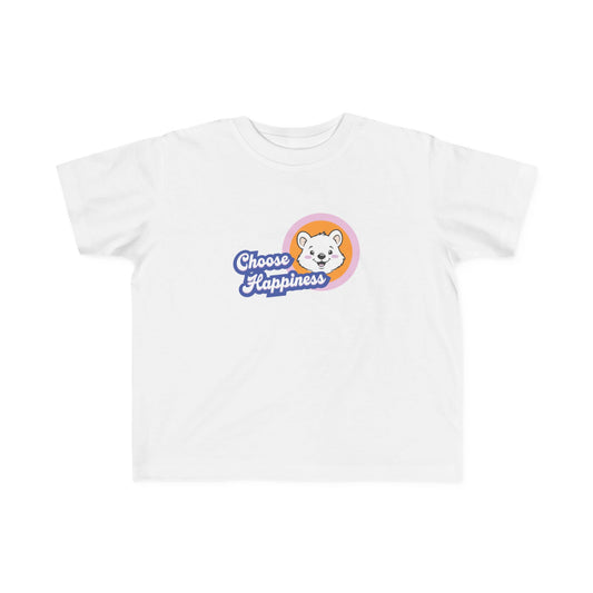 Toddler Tee - Choose Happiness Shirt, Cute Kids Apparel, Gifts for Toddlers, Birthday Tee, Positive Message Clothing